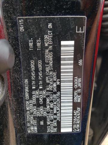 JTEBU5JR5G5287786 - 2016 TOYOTA 4RUNNER SR5/SR5 PREMIUM 黑色 照片 12