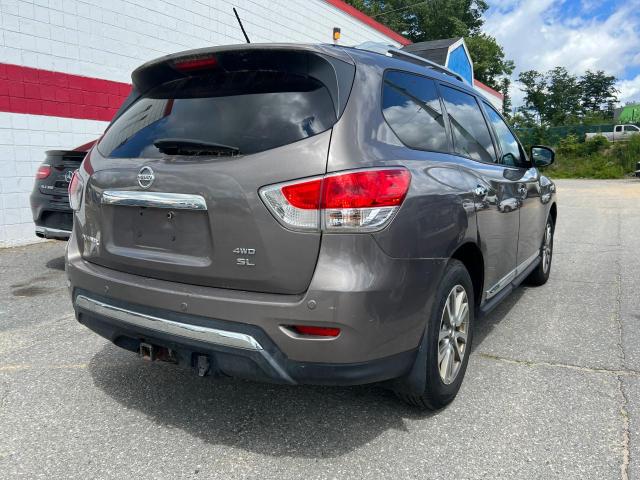 5N1AR2MMXDC604187 - 2013 NISSAN PATHFINDER S GRAY photo 4