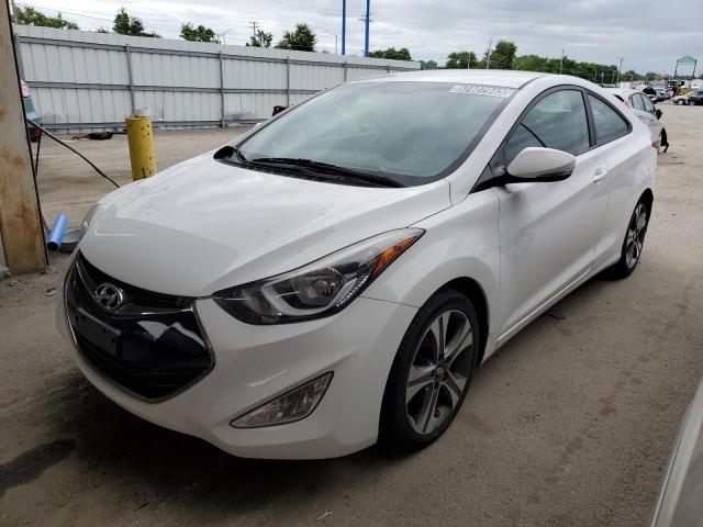 KMHDH6AH8EU025032 - 2014 HYUNDAI ELANTRA CO GS WHITE photo 1