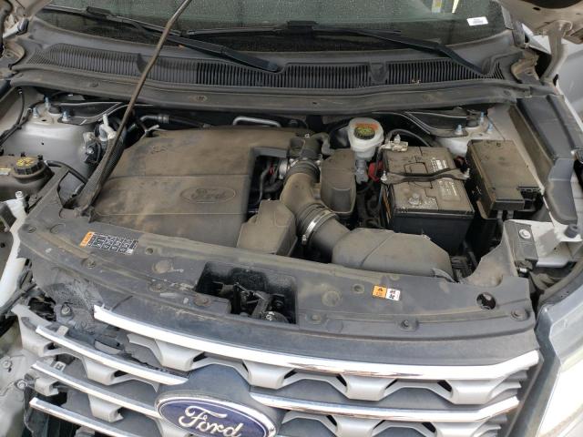 1FM5K8D86HGA22663 - 2017 FORD EXPLORER XLT SILVER photo 12