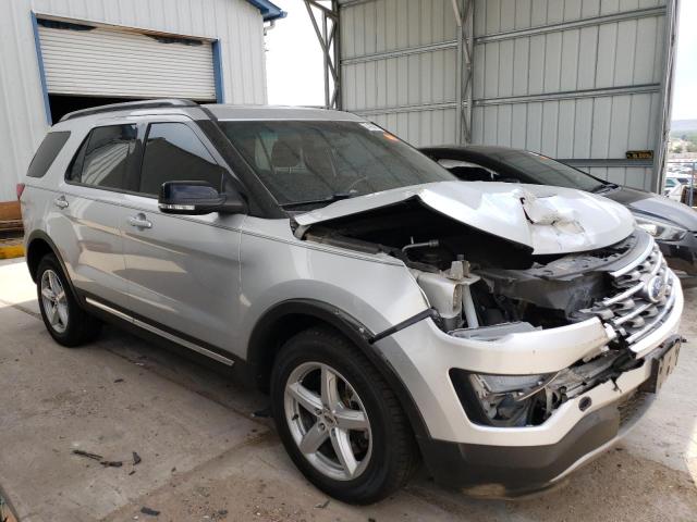 1FM5K8D86HGA22663 - 2017 FORD EXPLORER XLT SILVER photo 4