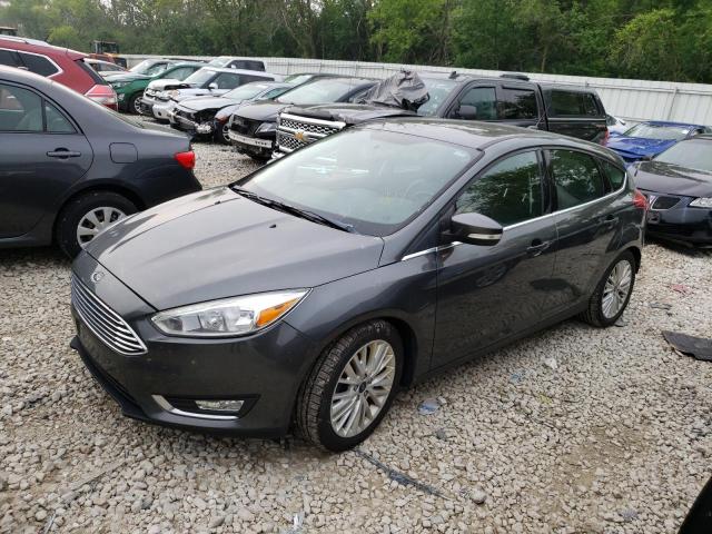 1FADP3N27JL296150 - 2018 FORD FOCUS TITANIUM GRAY photo 1