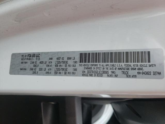 3C6TRVDG2JE138985 - 2018 RAM PROMASTER 2500 HIGH 白色 照片 14