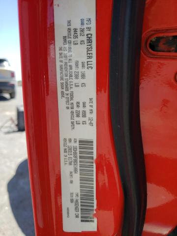 1B3HB68F88D610064 - 2008 DODGE CALIBER SRT-4 RED photo 13