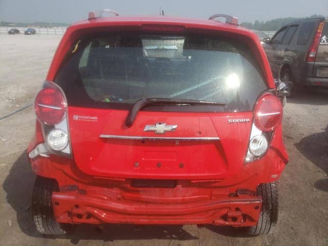 KL8CF6S9XDC501243 - 2013 CHEVROLET SPARK 2LT RED photo 6