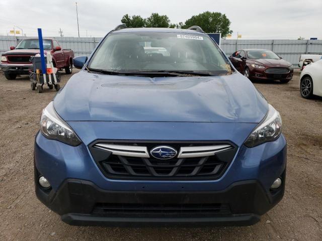 JF2GTAPC7NH252642 - 2022 SUBARU CROSSTREK PREMIUM BLUE photo 5