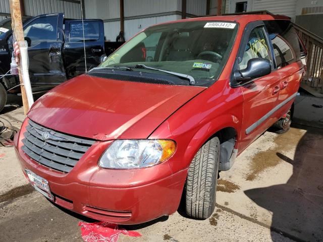 1A4GP45R36B655253 - 2006 CHRYSLER TOWN & COU 红色 照片 2