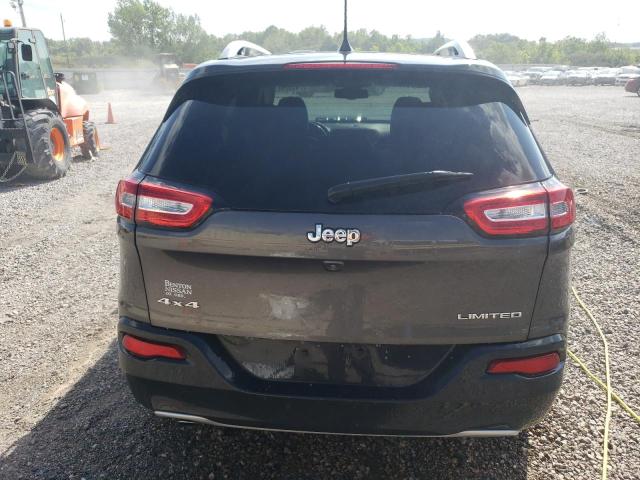 1C4PJMDB5HW511582 - 2017 JEEP CHEROKEE LIMITED GRAY photo 6