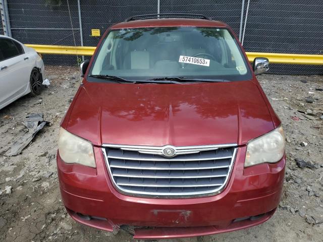 2A4RR8D15AR436441 - 2010 CHRYSLER TOWN & COU TOURING PLUS RED photo 5