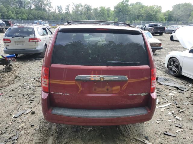 2A4RR8D15AR436441 - 2010 CHRYSLER TOWN & COU TOURING PLUS RED photo 6