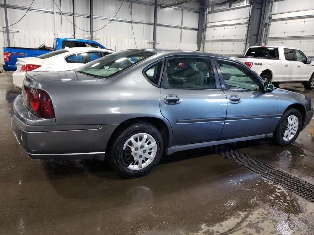 2G1WF52E649163593 - 2004 CHEVROLET IMPALA GRAY photo 3