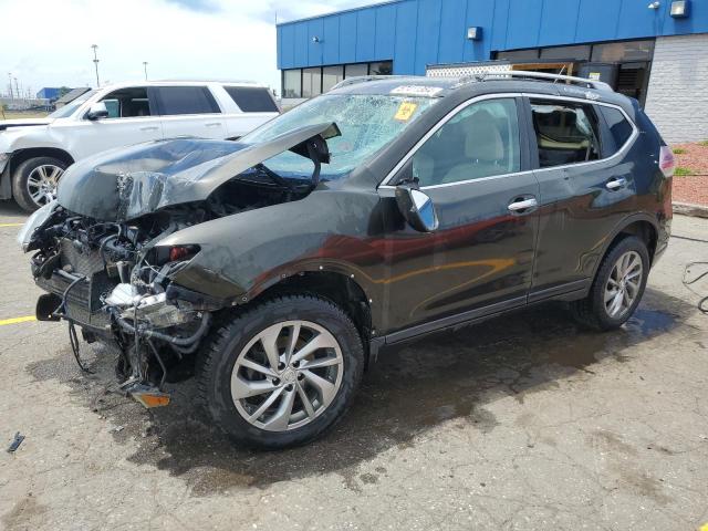 5N1AT2MV2EC837864 - 2014 NISSAN ROGUE S GRAY photo 1