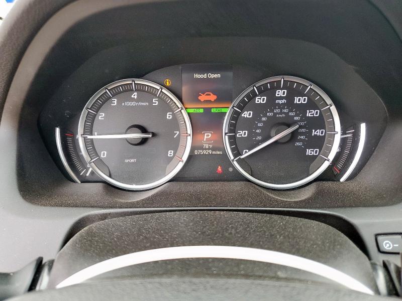 19UUB2F55JA012927 - 2018 ACURA TLX TECH WHITE photo 9