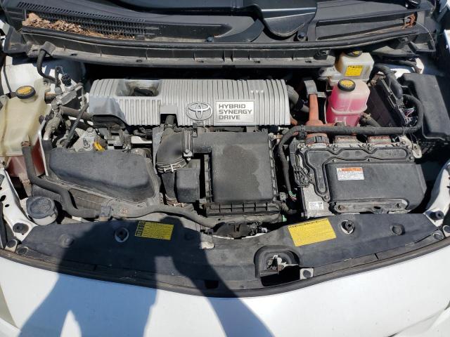 JTDKN3DU4D5626829 - 2013 TOYOTA PRIUS WHITE photo 11