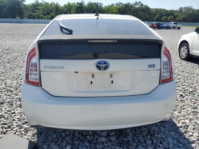 JTDKN3DU4D5626829 - 2013 TOYOTA PRIUS WHITE photo 6