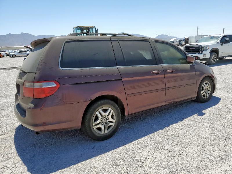 5FNRL38727B140628 - 2007 HONDA ODYSSEY EXL BURGUNDY photo 3