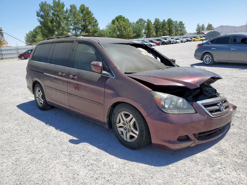 5FNRL38727B140628 - 2007 HONDA ODYSSEY EXL BURGUNDY photo 4