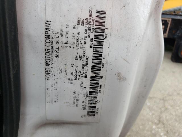 3FRNF65C08V666551 - 2008 FORD F650 SUPER DUTY WHITE photo 13