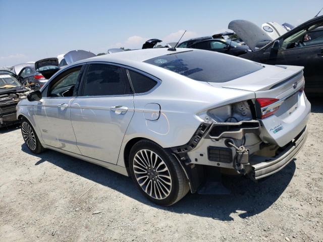 3FA6P0SU5HR163704 - 2017 FORD FUSION TITANIUM PHEV SILVER photo 2