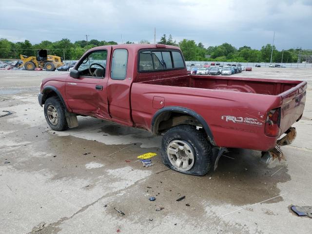 4TASN92N5WZ118455 - 1998 TOYOTA TACOMA XTRACAB PRERUNNER მუქწითელი ფოტო 2