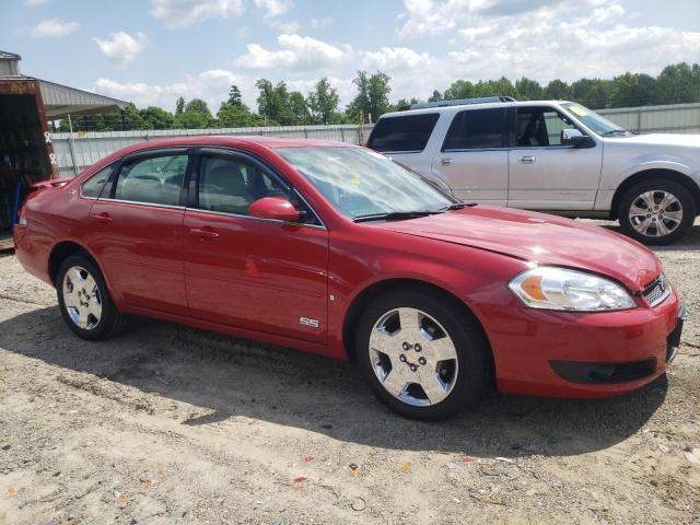 2G1WD58C689158069 - 2008 CHEVROLET IMPALA SS SUPER SPORT RED photo 4