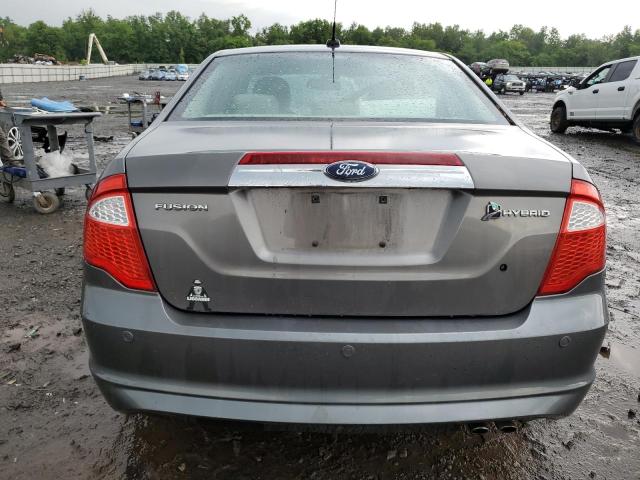 3FADP0L39AR303692 - 2010 FORD FUSION HYBRID GRAY photo 6