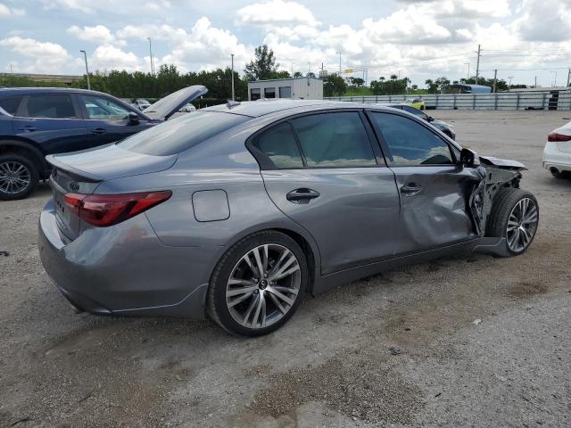 JN1EV7CP5NM310978 - 2022 INFINITI Q50 SENSORY GRAY photo 3