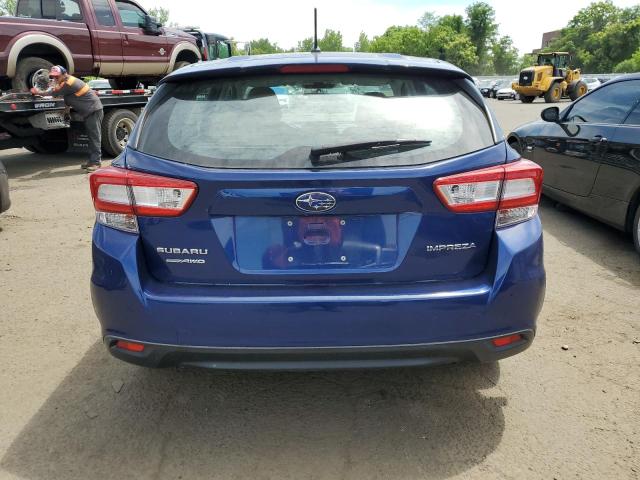 4S3GTAA61J3735357 - 2018 SUBARU IMPREZA BLUE photo 6