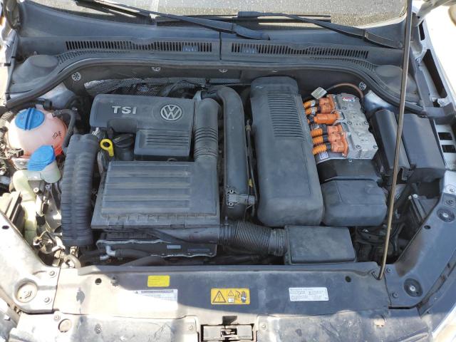 3VW637AJ6DM232765 - 2013 VOLKSWAGEN JETTA HYBRID SILVER photo 11