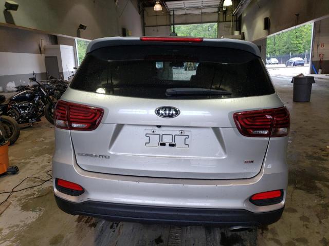 5XYPG4A38KG576362 - 2019 KIA SORENTO L SILVER photo 6