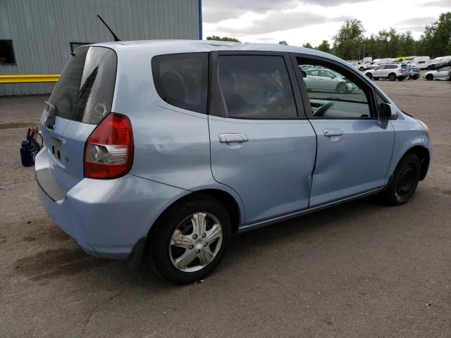 JHMGD38428S012483 - 2008 HONDA FIT BLUE photo 3