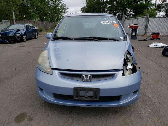 JHMGD38428S012483 - 2008 HONDA FIT BLUE photo 5