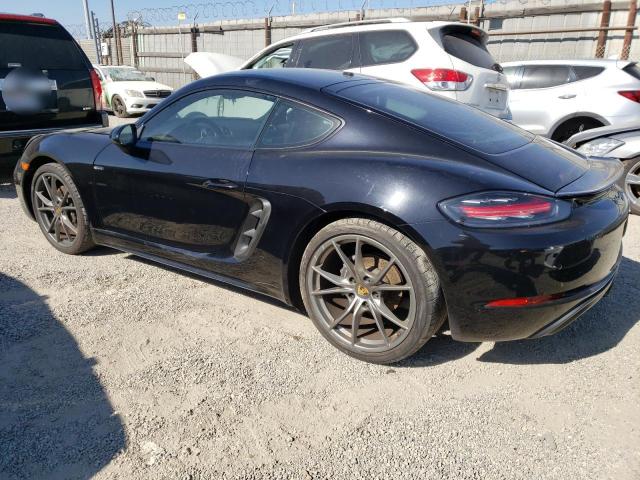 WP0AA2A83JK261100 - 2018 PORSCHE CAYMAN BLACK photo 2