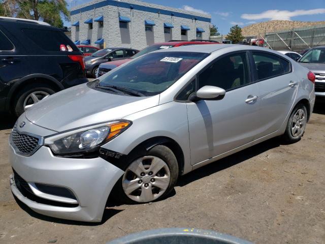 KNAFK4A62F5386752 - 2015 KIA FORTE LX SILVER photo 1