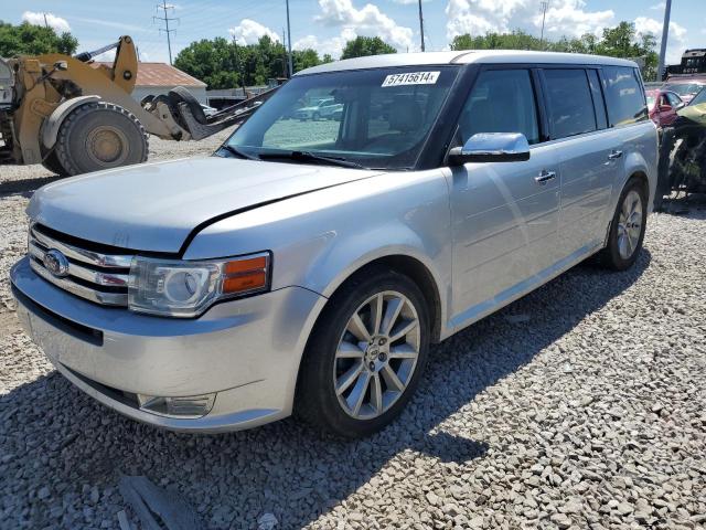 2FMHK6DT2ABB21631 - 2010 FORD FLEX LIMITED SILVER photo 1