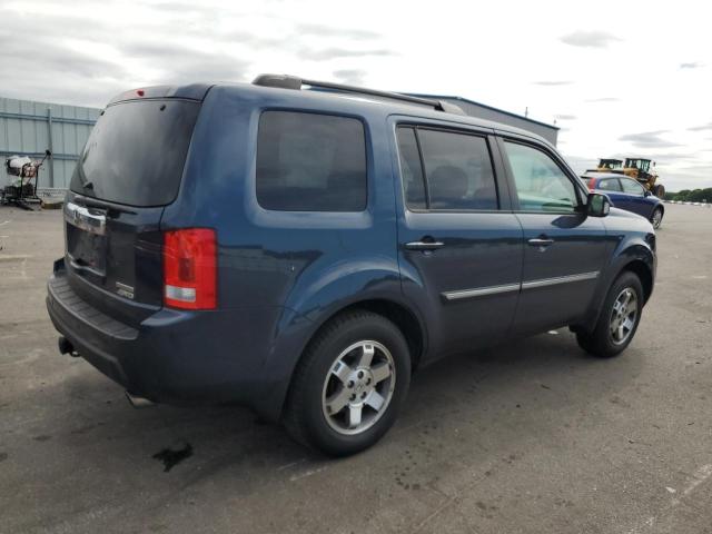 5FNYF48989B049618 - 2009 HONDA PILOT TOURING BLUE photo 3