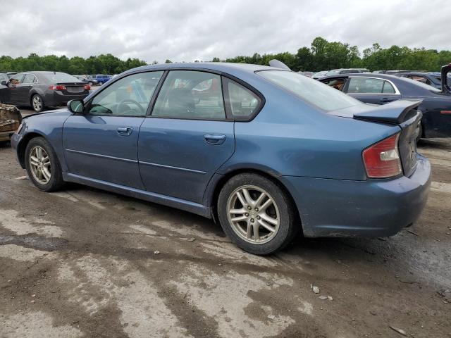 4S3BL626257201126 - 2005 SUBARU LEGACY 2.5I LIMITED BLUE photo 2