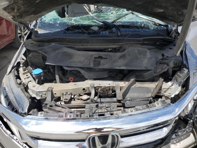 5FNYF6H08LB008927 - 2020 HONDA PILOT ELITE SILVER photo 11