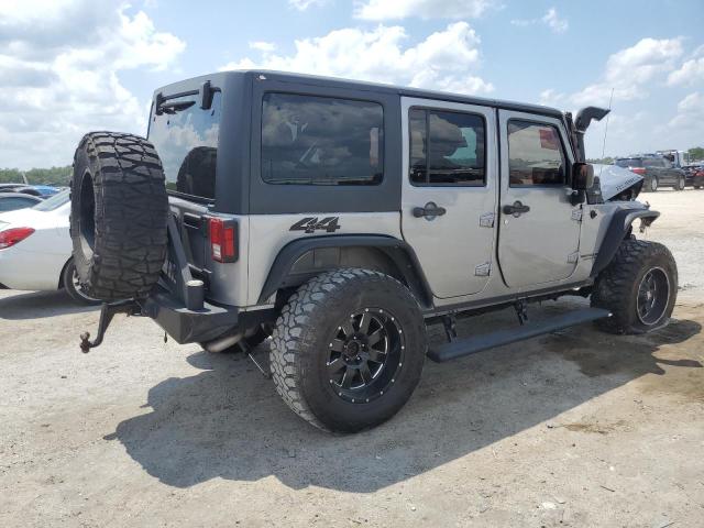 1C4BJWFG4DL619699 - 2013 JEEP WRANGLER RUBICON GRAY photo 3