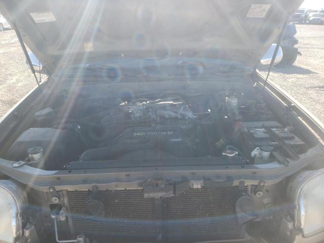 5TBRN34182S233064 - 2002 TOYOTA TUNDRA ACCESS CAB SR5 GOLD photo 11