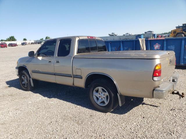 5TBRN34182S233064 - 2002 TOYOTA TUNDRA ACCESS CAB SR5 GOLD photo 2