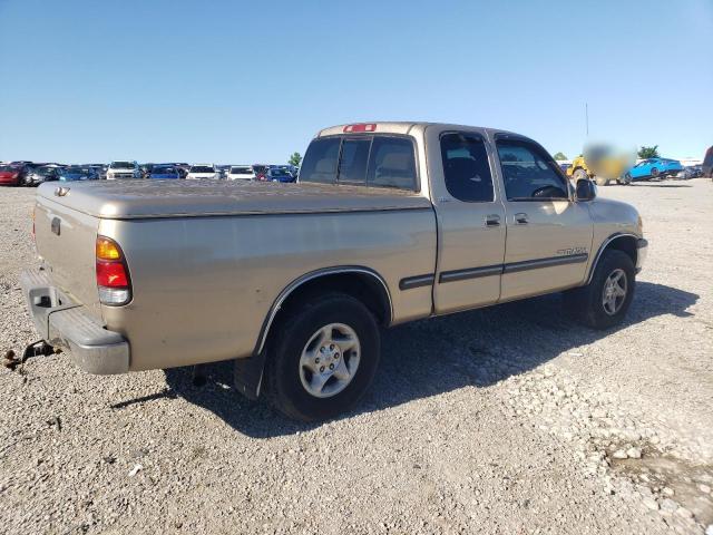 5TBRN34182S233064 - 2002 TOYOTA TUNDRA ACCESS CAB SR5 GOLD photo 3