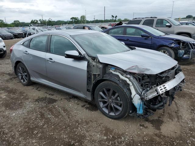 19XFC1F79ME209536 - 2021 HONDA CIVIC EXL 银色 照片 4