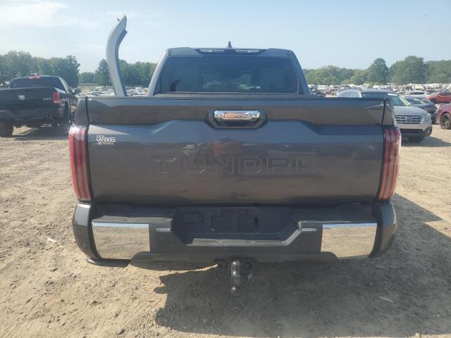 5TFMA5AB4NX003493 - 2022 TOYOTA TUNDRA CREWMAX PLATINUM GRAY photo 6