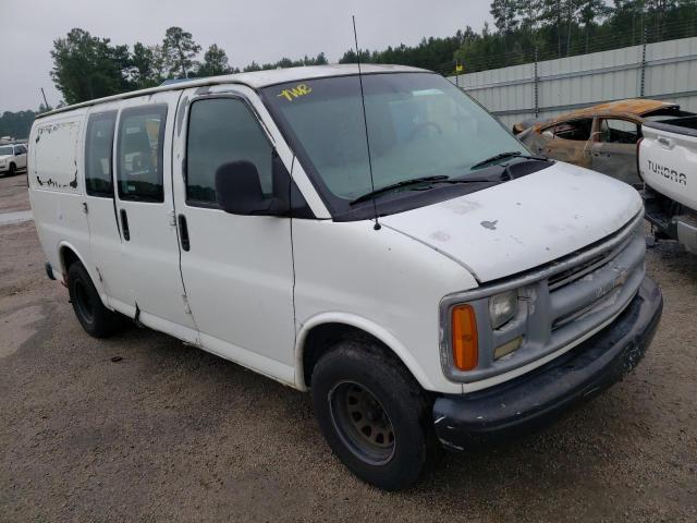 1GCEG15W111237001 - 2001 CHEVROLET EXPRESS G1 WHITE photo 1