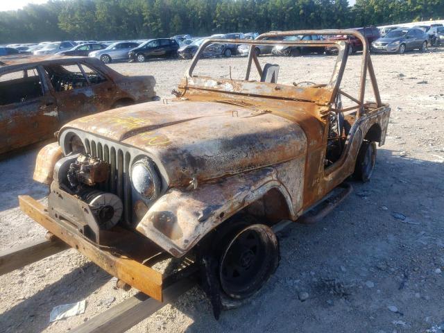 J8F83AA019805 - 1978 JEEP WRANGLER BURN photo 2