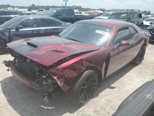 2C3CDZFJ1KH570811 - 2019 DODGE CHALLENGER R/T SCAT PACK MAROON photo 1