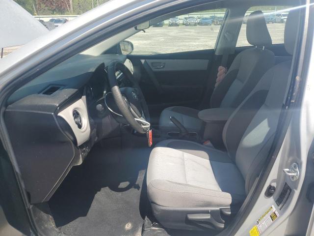 2T1BURHE8JC008369 - 2018 TOYOTA COROLLA L SILVER photo 7