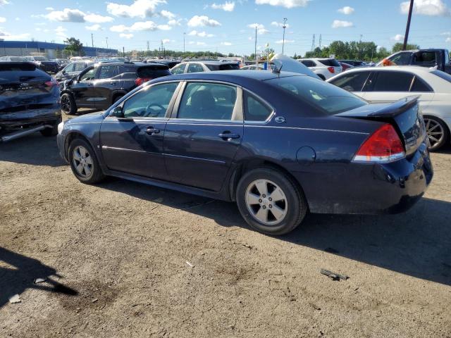 2G1WT57K891255611 - 2009 CHEVROLET IMPALA 1LT BLUE photo 2