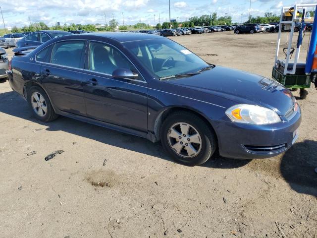 2G1WT57K891255611 - 2009 CHEVROLET IMPALA 1LT BLUE photo 4